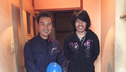 作業が早くて丁寧でした