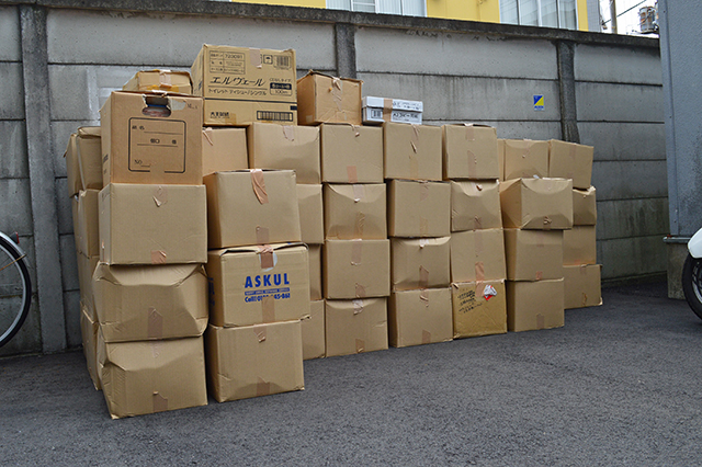 機密書類は溶解処理場へ運ばれます